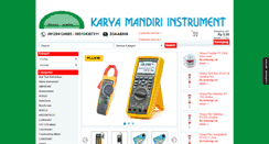 Desktop Screenshot of karyamandiriinstrument.com